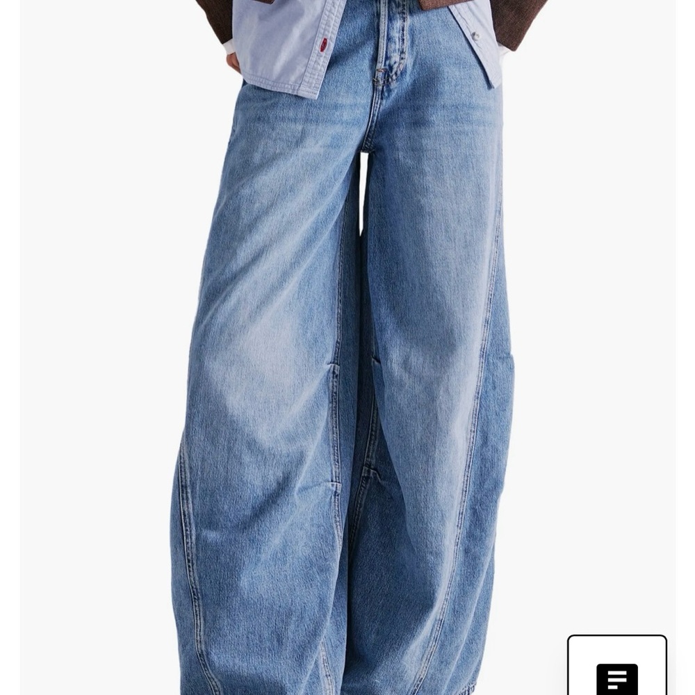 Free People Westward Demi-Wide Leg Jeans